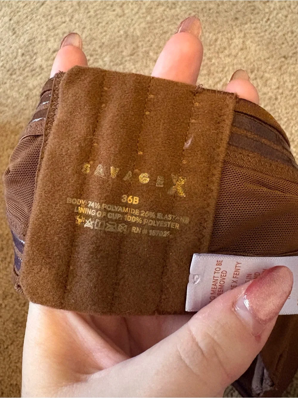 Savage X Fenty strapless bandeau